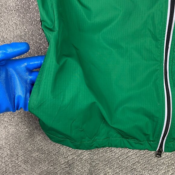 Nike Clima Fit Golf/Running Vest Men's Large Green Full Zip Nylon - Picture 8 of 15